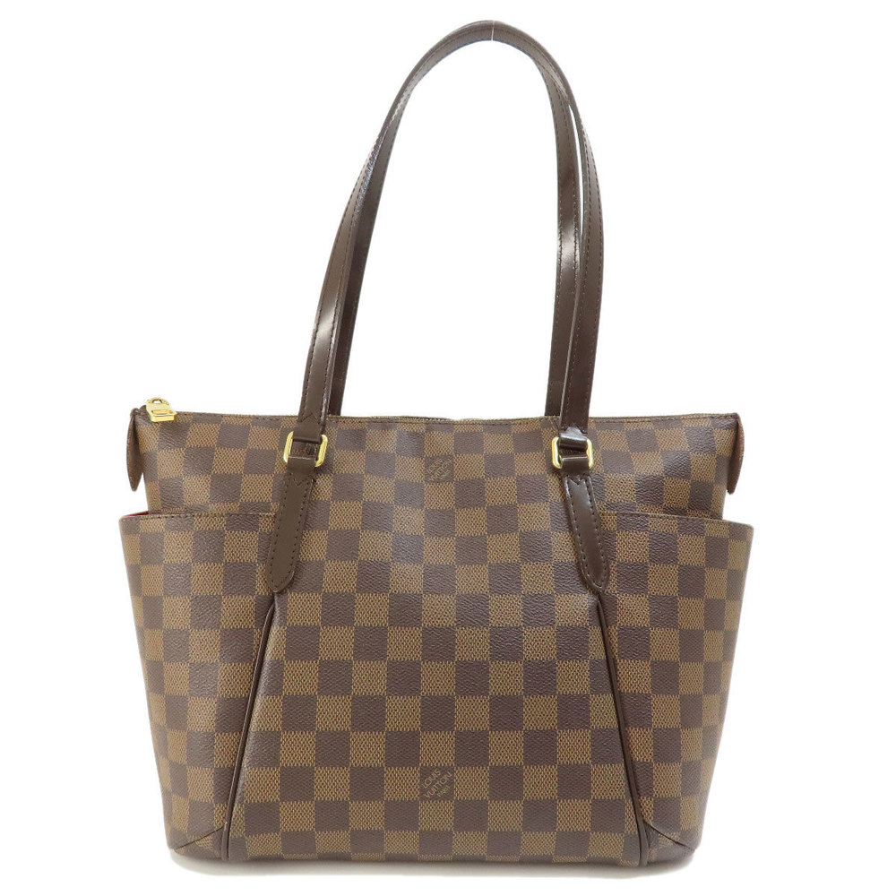 Louis Vuitton Totally PM Damier Ebene Tote Bag Canvas